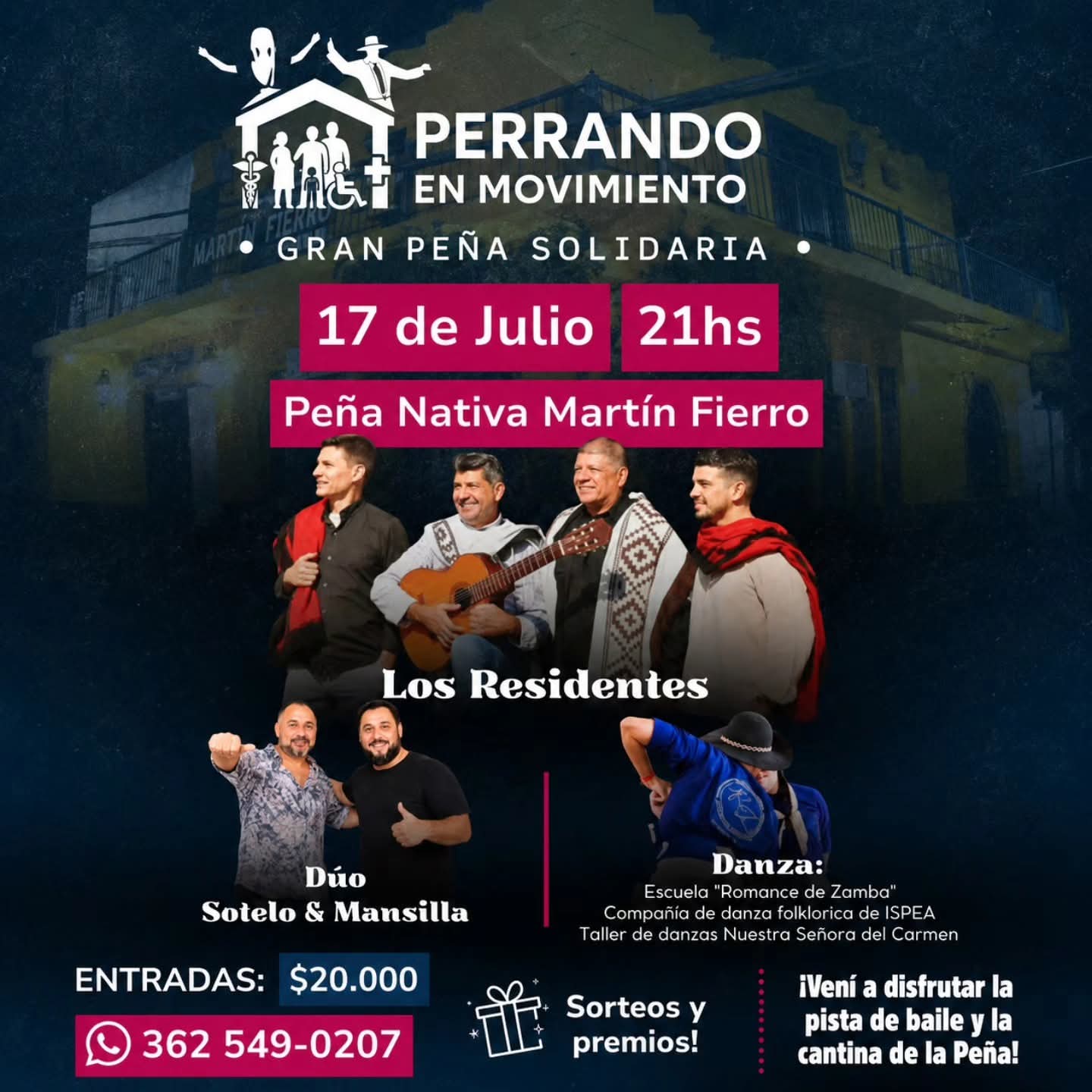 VIERNES 17 DE JULIO – «GRAN PEÑA SOLIDARIA»